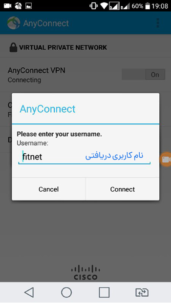 نام کاربری فیت نت