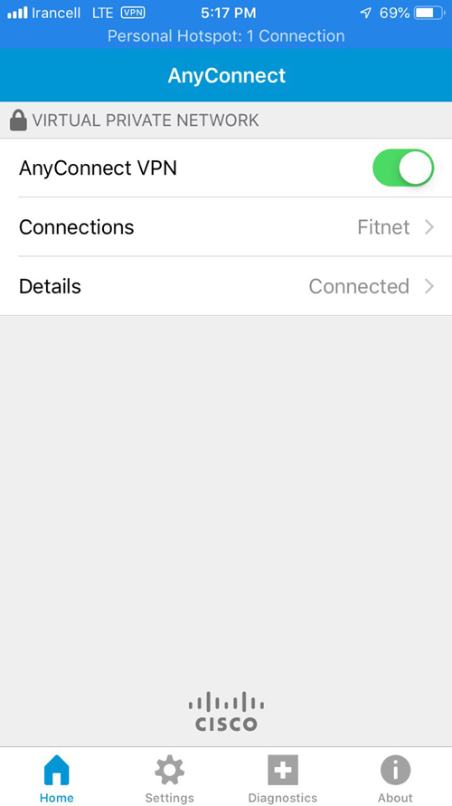 اتصال موفق سیسکو