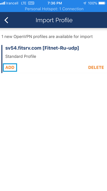 آموزش Openvpn در آیپد