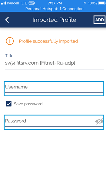 آموزش openvpn در ios