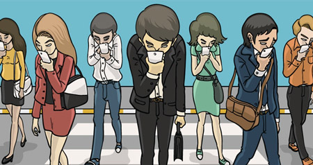 استفاده از گوشی در فضای عموم