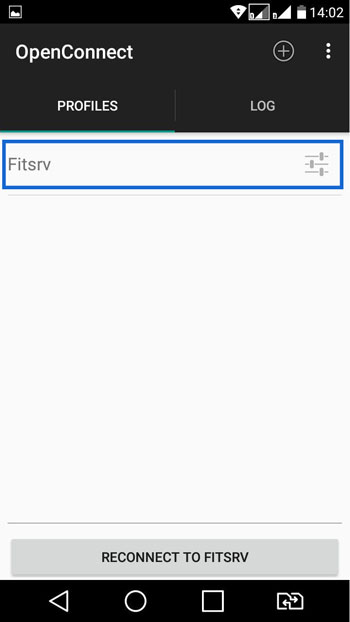 کانکشن openconnect