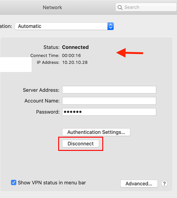 اتصال به ipsec مک